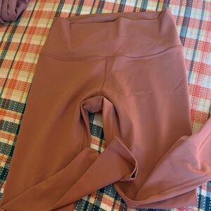 Victoria's Secret Burnt Orange Cropped Active Leggings
